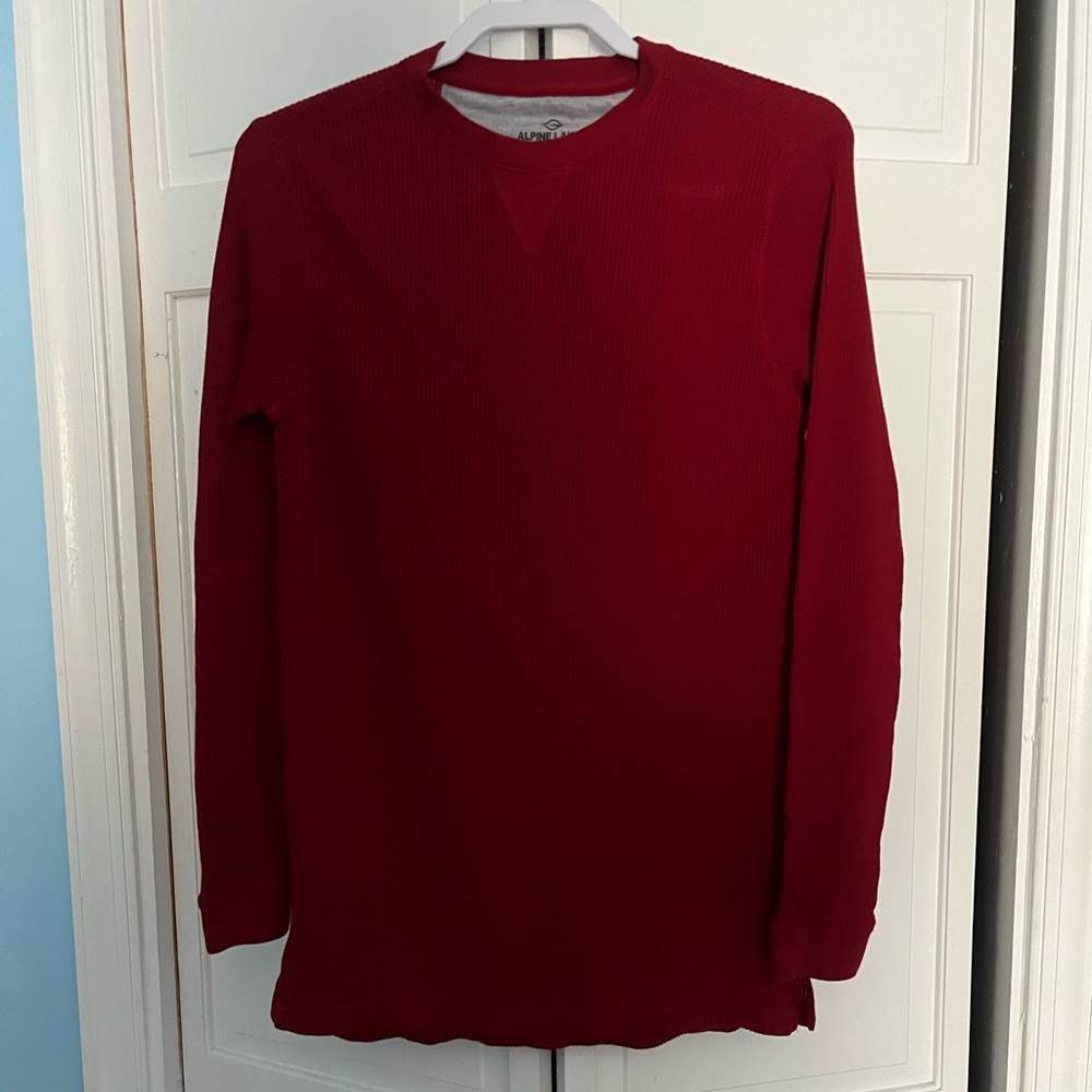 Red Colored Long Sleeve Shirt